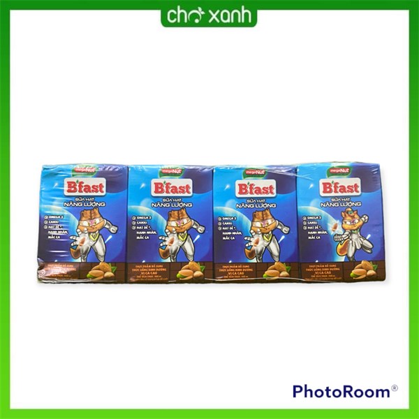combo 24 hợp sữa B fast hạt năng lượng vị cacao 105ml