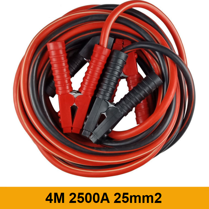 Dây câu bình ắc quy tiện ích cho ô tô dài 3m dòng 1500A đầu kẹp tránh tia lửa điện