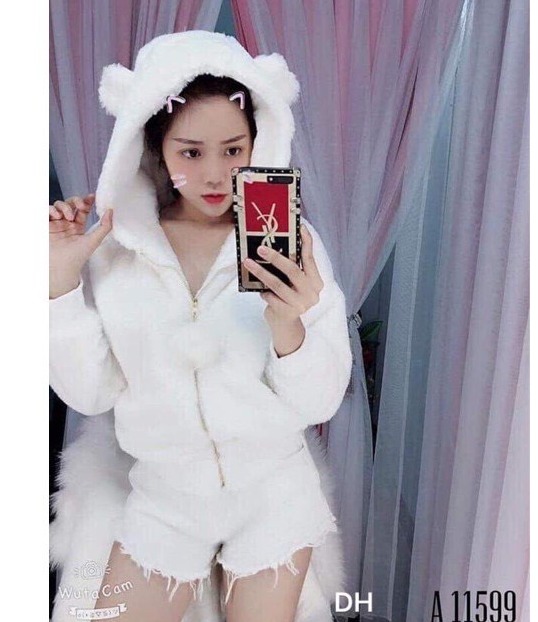 Thế Trình Store Hot Trend 2020 (ẢNH THẬT) ÁO KHOÁC LÔNG MƯỢT TAI GẤU THỜI TRANG HÀN QUỐC, TUỆ LÂM, ÁO KHOÁC LÔNG CỪU TAI GẤU, ÁO KHOÁC MŨ LÔNG