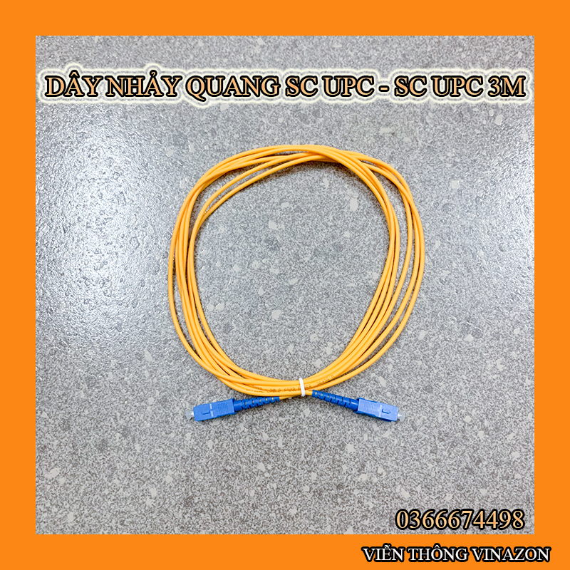 Dây nhảy quang upc-sc/upc-sm 3mm dây nối một chế độ 3m