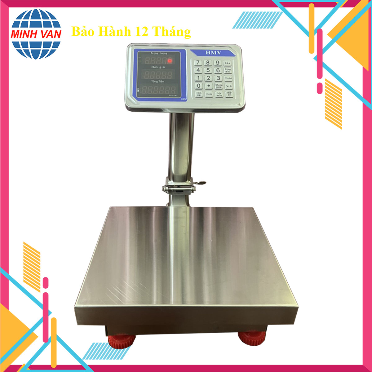 Cân điện tử chống nước 60kg - loại cân tính tiền inox