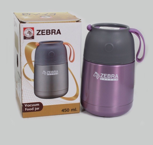 Bình giữ nhiệt cao cấp Zebra 450ml, 650ml, bình ủ cháo cho bé yêu