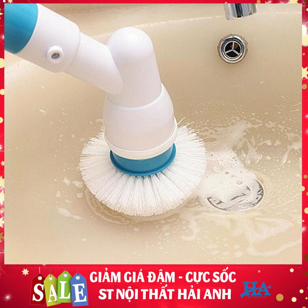 Máy làm sạch sàn phòng tắm, chổi điện cọ chà nhà cửa, nhà tắm, nhà vệ sinh - gda58
