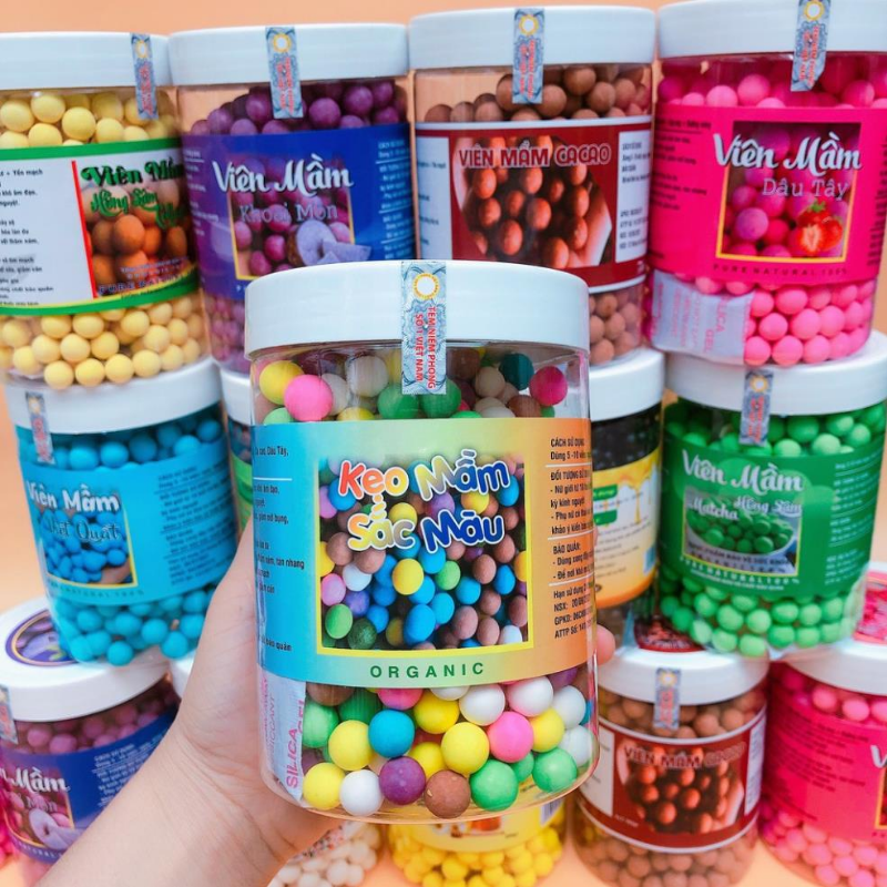 Viên mầm đậu nành mix đủ vị 500gr