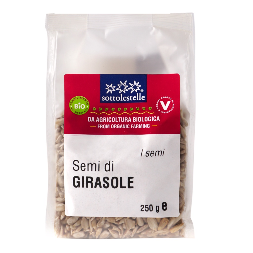 Hạt hướng dương hữu cơ tách vỏ Sottolestelle - 250gr