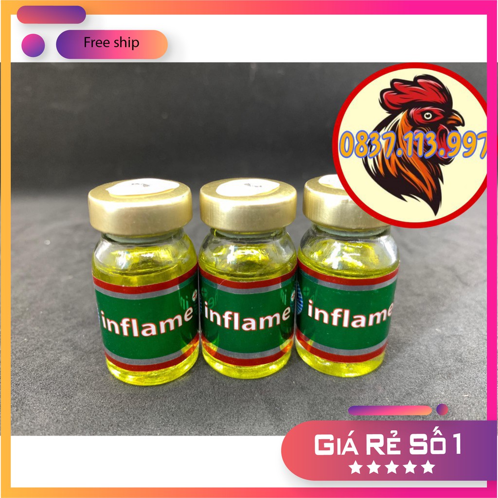 Inflame trị tang kén số 1 cho gà đá, gà chọi 1 chai