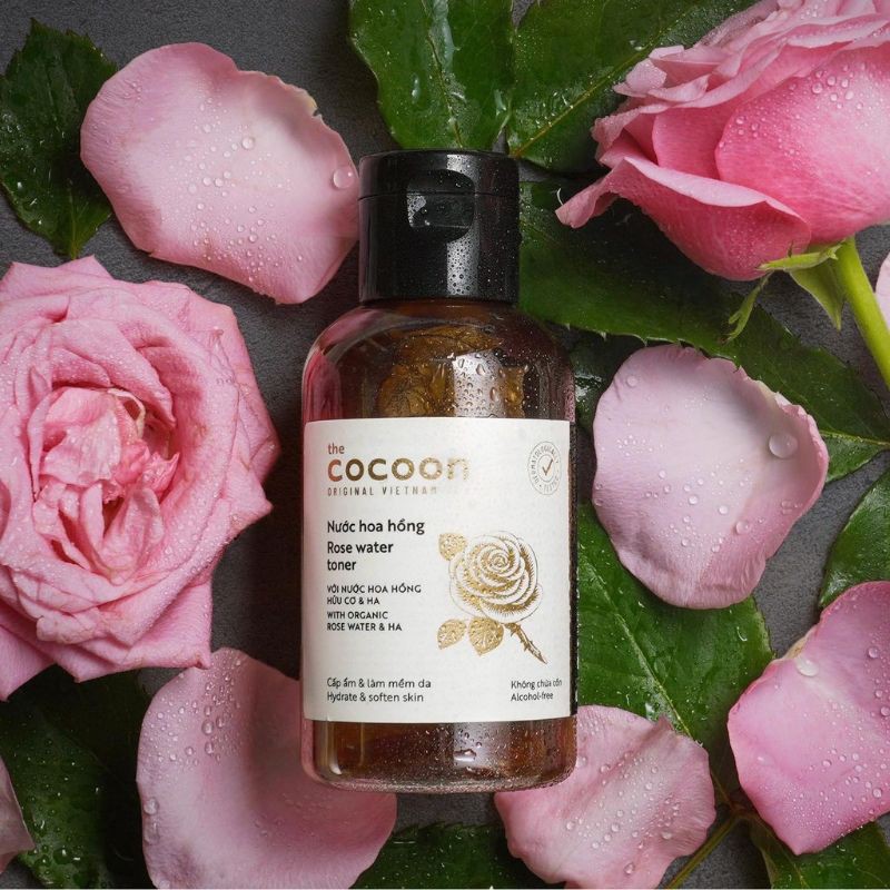 Nước Hoa Hồng Rose Water Toner Cocoon 140Ml