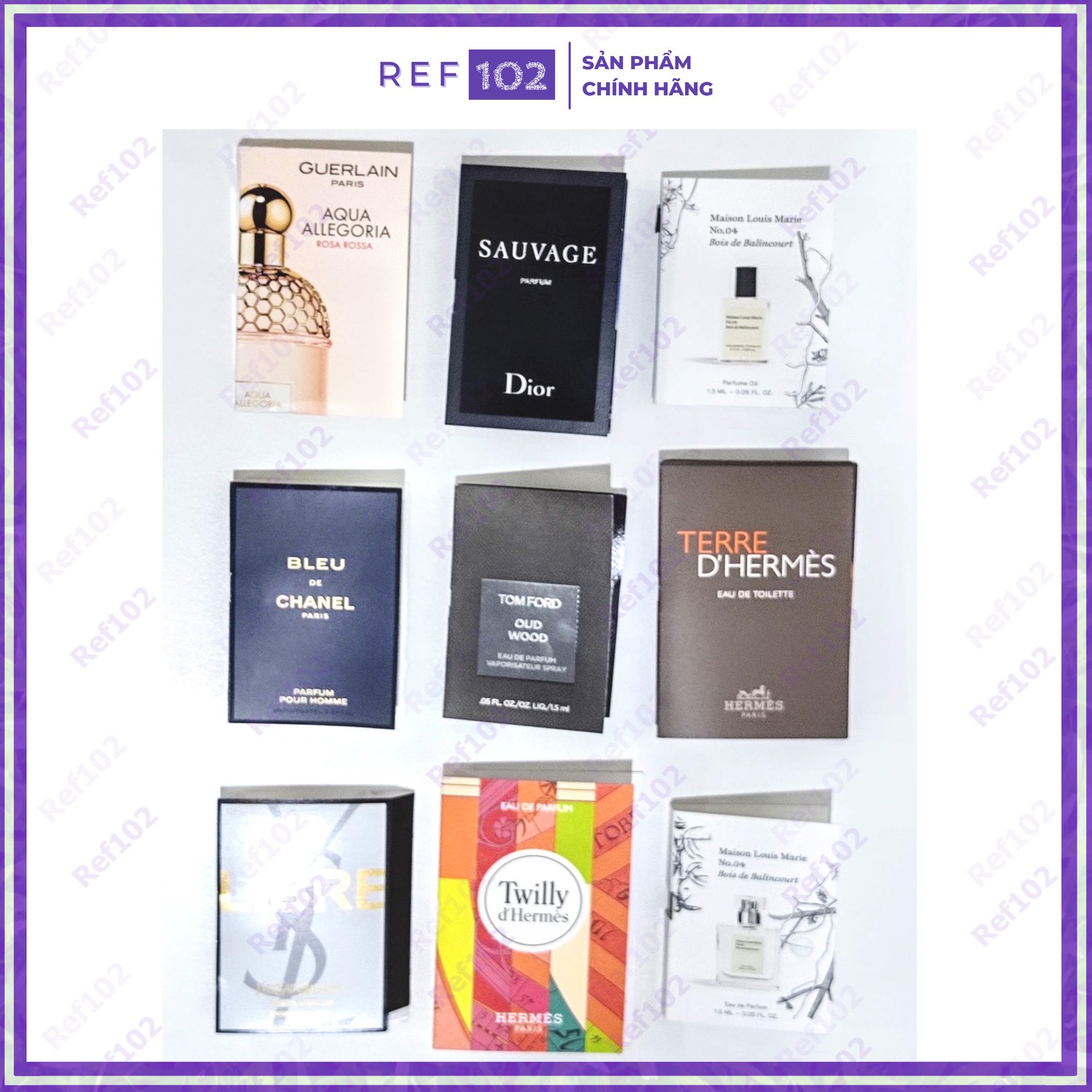 Vial nước hoa mẫu thử chính hãng nhóm Luxury Ref102