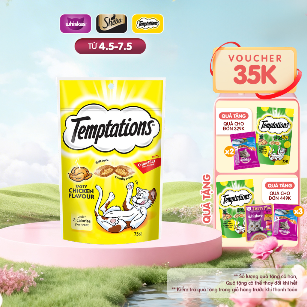 Temptations -  Bánh thưởng cho mèo