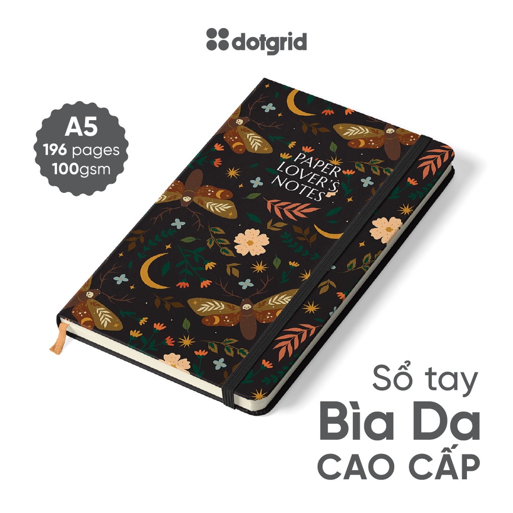 Sổ tay bìa da cao cấp Adorable Animals A5 nhiều mẫu bìa 196 trang 4 loại ruột