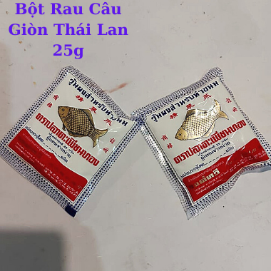 Combo 2 gói Bột Rau Câu Con Cá Vàng Platapiantong Thái Lan 25g