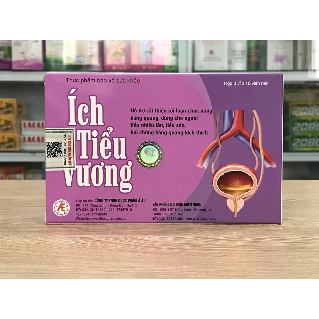 Ích Tiểu Vương Hỗ trợ giảm tiểu đêm, tiểu són,  tiểu nhiều lần