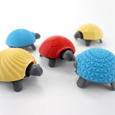 Rùa đồ chơi siêu dễ thương có thể bật lên và chạy xung quanh khi nhấn - Cute Squishy Turtle
