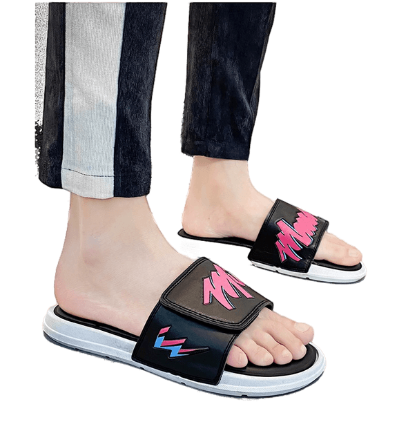 Dép đôi quai ngang dán nam nữ thời trang MAIAMI cao cấp phong cách ulzzang hàn quốc - Dép lê unisex siêu Hot đi cực êm mềm chân chống trơn trượt tốt dễ phối đồ TH Store