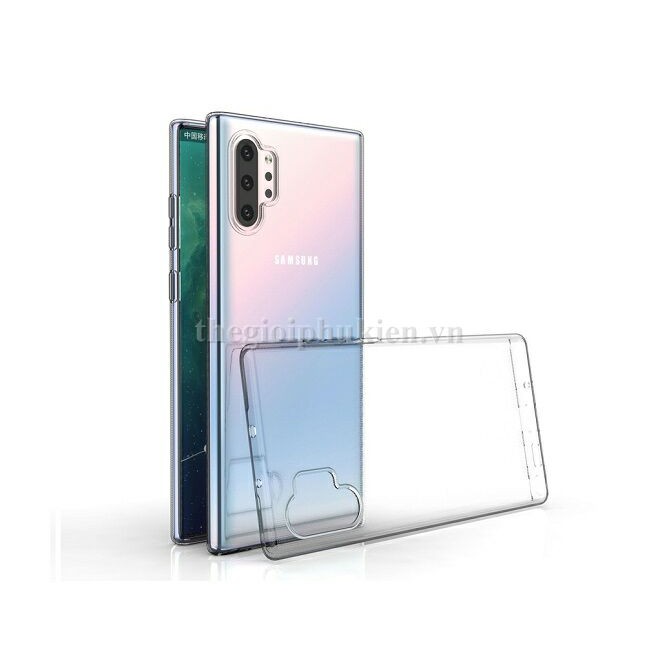 Ốp lưng Samsung Galaxy Note 10 Plus dẻo trong siêu mỏng 0.5 mm