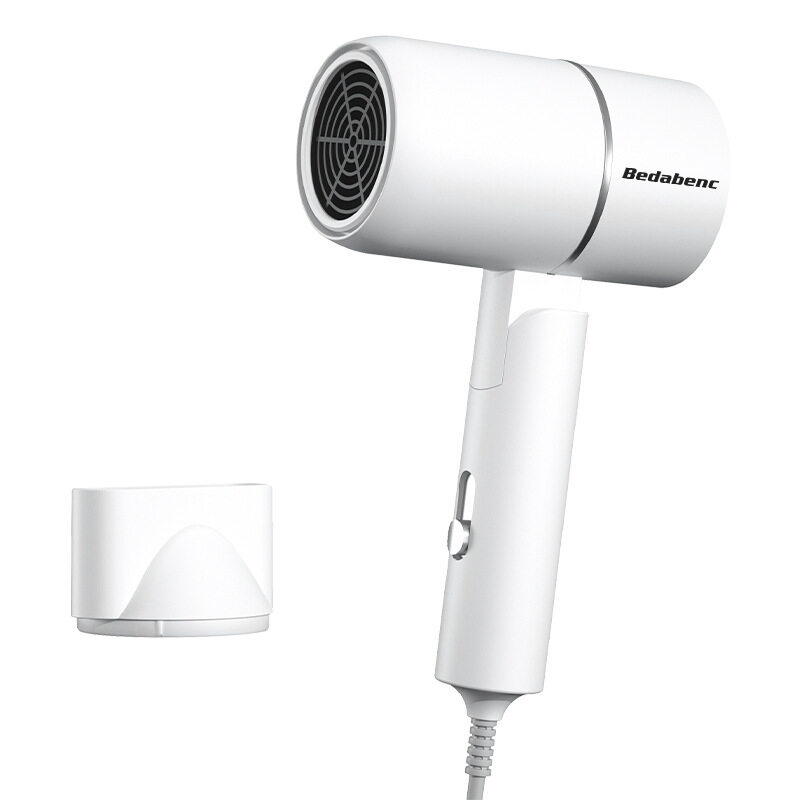 Máy sấy tóc mini Bedabenc gấp gọn tạo kiểu tóc chuyên nghiệp công suất lớn 1000w -Máy sấy tóc công nghệ dưỡng ẩm ion âm chuyên dùng trong salon Bedabenc