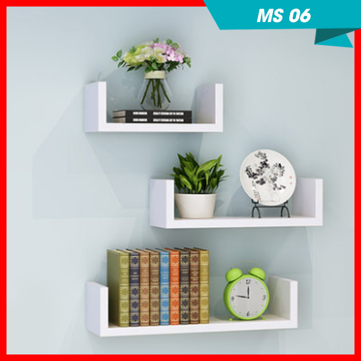 Kệ sách treo tường MS06
