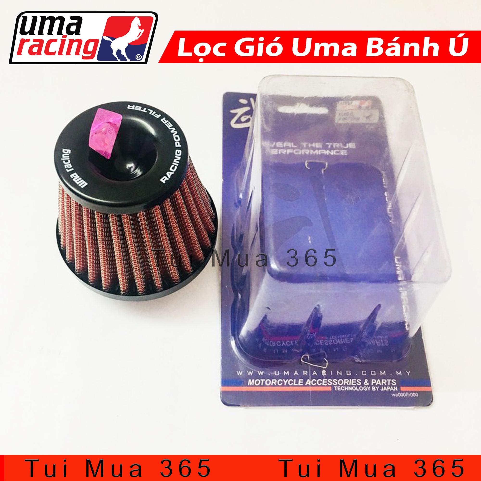 Pô e tăng tốc, lọc gió uma racing cho xe máy