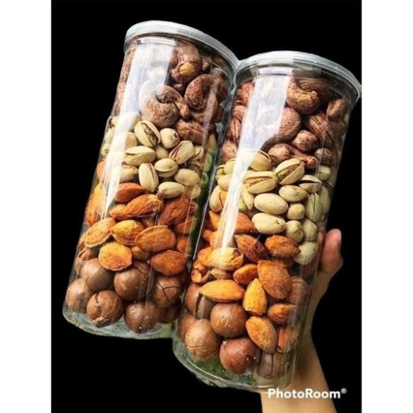 Mix hạt dinh dưỡng còn vỏ 500gr, hạt macca, hạt điều, hạt hạnh nhân, hạt dẻ cười