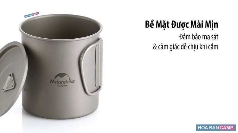Cốc Titanium siêu nhẹ Glamping NatureHike NH20CJ005