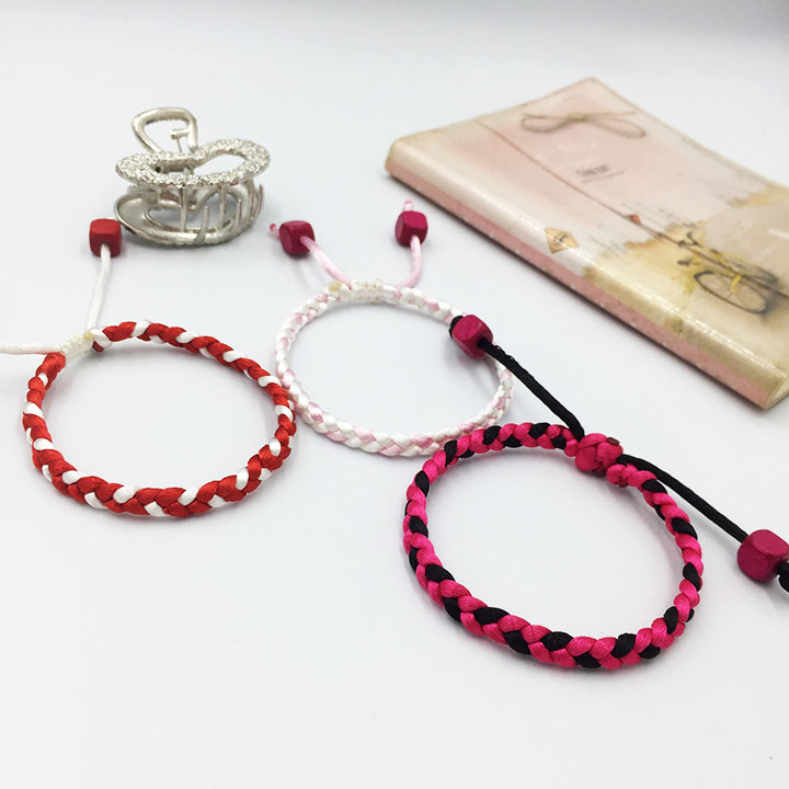 Vòng tay dây nhiều màu may mắn V9 Vòng tay phong thủy handmade