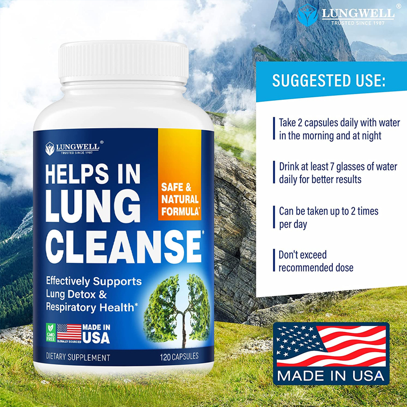 Help Lung Cleanse Supplement Supports Lung Detoxification and Respiratory