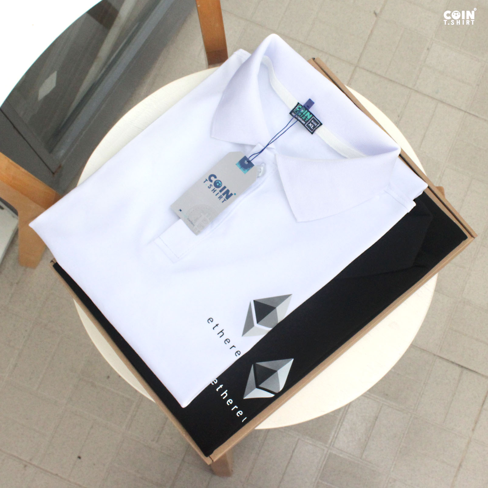 Áo polo cao cấp ethereum, eth, binance, cointshirt,bitcoin,okx,bnb,bybit