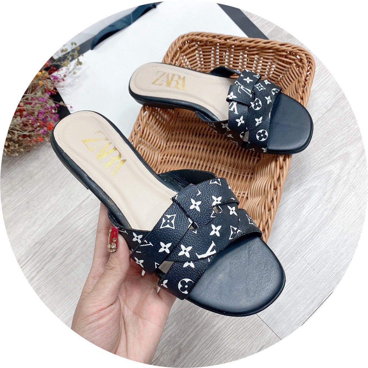 Dép Lê Nữ Hình Sao Thời Trang ( Ảnh Thật)