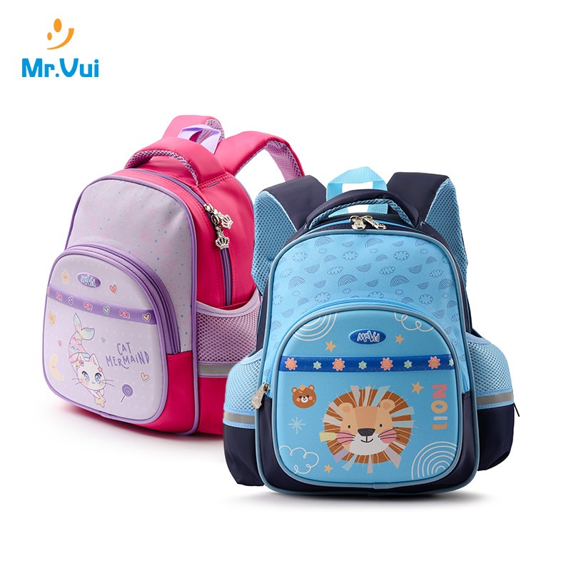 Mr.Vui BLH857 ba lô học sinh siêu nhẹ dành cho bé mẫu giáo (25 x 31 x 13 cm)