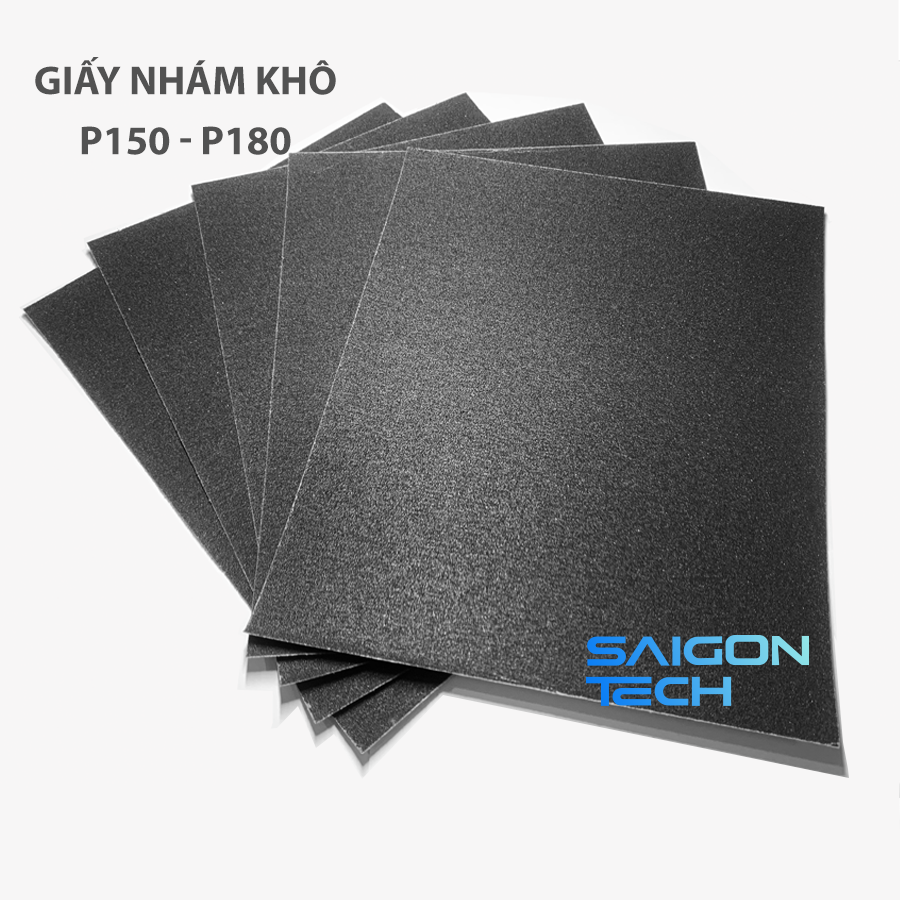 Giấy nhám cát siêu mịn – Giấy nhám khô P150 – Khổ 23cm x 28cm - Chuyên dùng chà gỗ, chà tường #giaynham #SGT