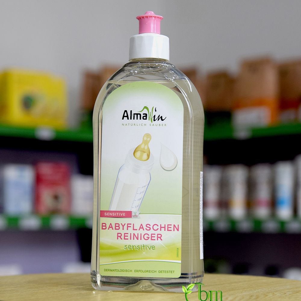 Nước vệ sinh bình sữa cho bé Almawin 500ml hữu cơ