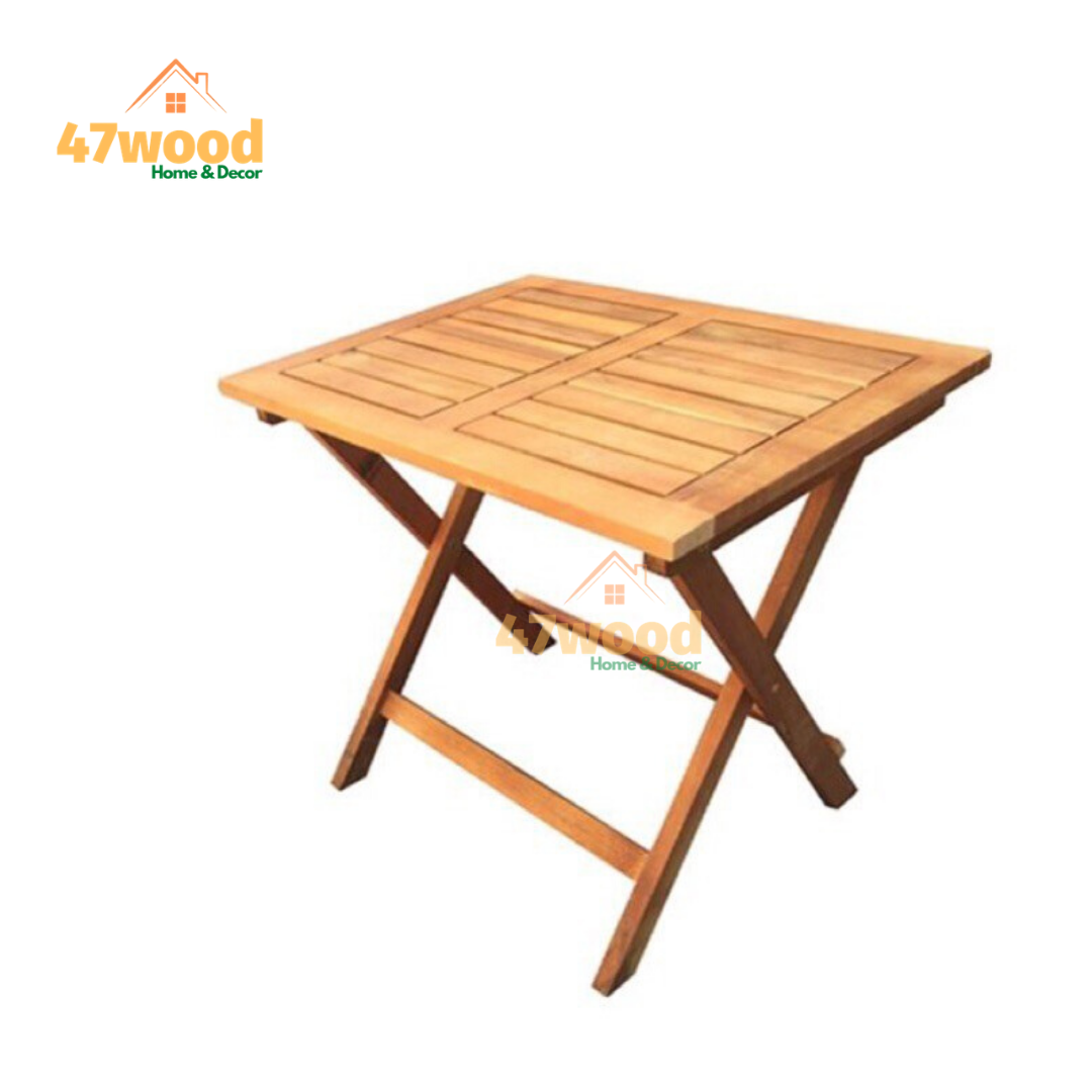 Bàn cafe chân xếp gọn - bàn cafe để ban công, hành lang chân gấp gọn, chống nước giá rẻ