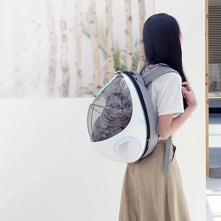 [HOÀN TIỀN 10%]Balo bọ dừa Ladybug - Balo phi hành gia Dành cho chó mèo - CutePets