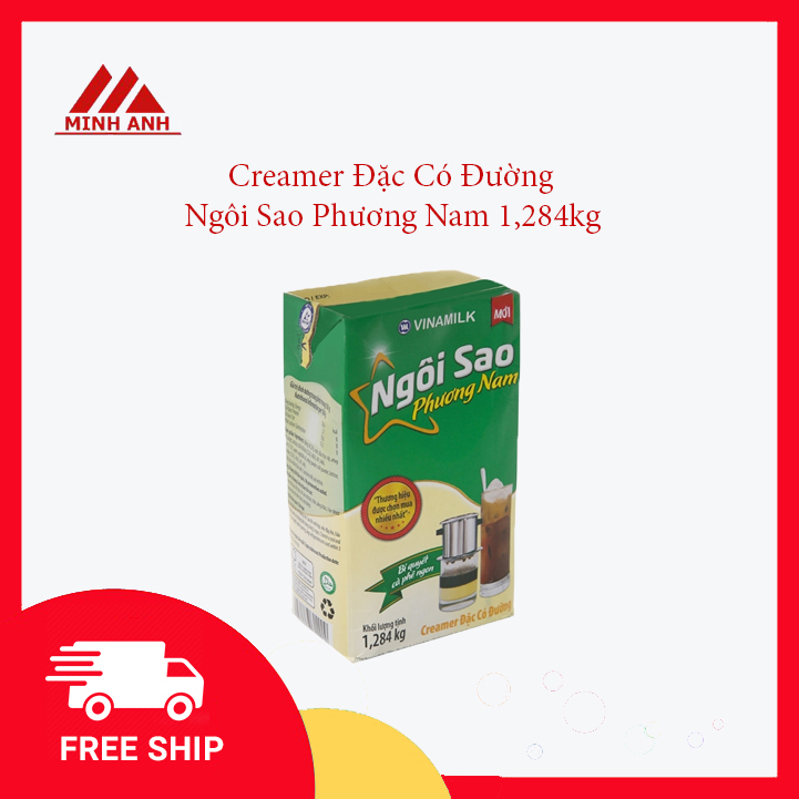 Creamer Đặc Có Đường Ngôi Sao Phương Nam Hộp 1,284kg, Creamer Ngôi Sao Phương Nam, Bách hóa Minh Anh