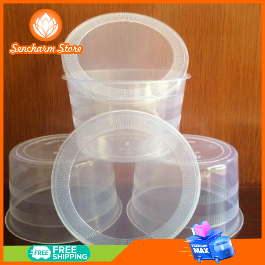 [HCM]Combo 100 thố đựng phở bằng nhựa - Sencharm - Nhựa an toàn đựng thức ăn chắc chắn