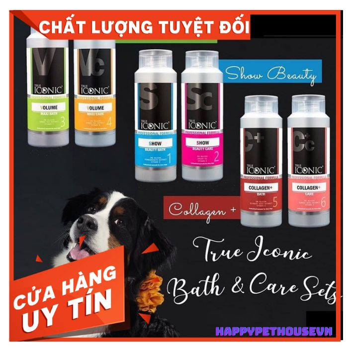 Sữa tắm cao cấp cho thú cưng chó mèo True Iconic