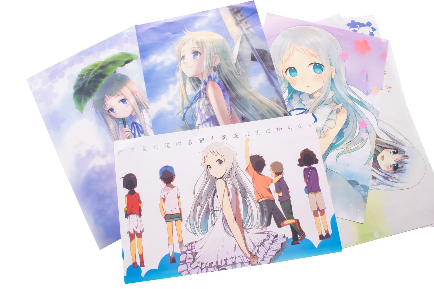 Bộ 8 tấm poster Anime - AnoHana