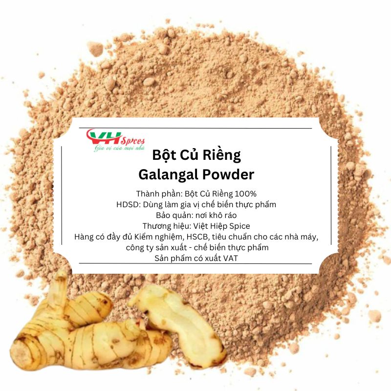 Bột củ riềng túi 1kg việt hiệp