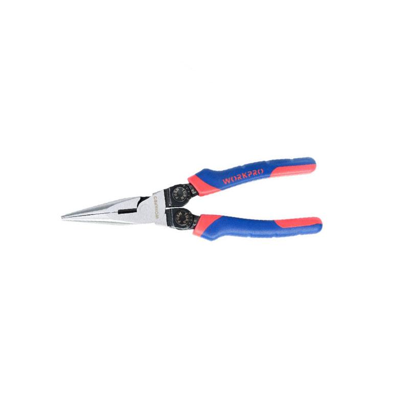 Kìm mũi nhọn có điều chỉnh 8 inches/200mm workpro w031182