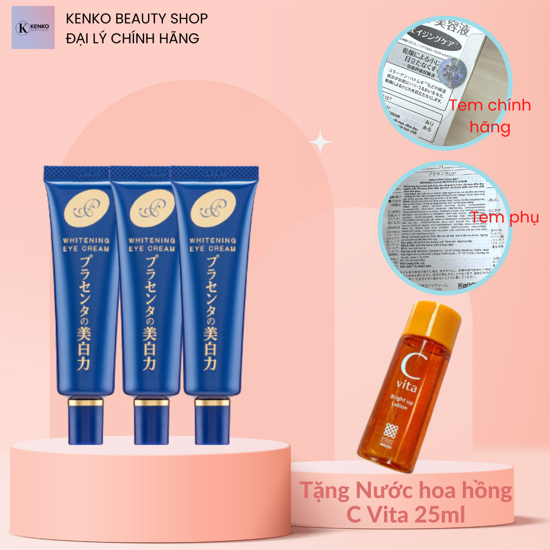 Kem dưỡng vùng mắt Placewhite eye cream Meishoku 30g