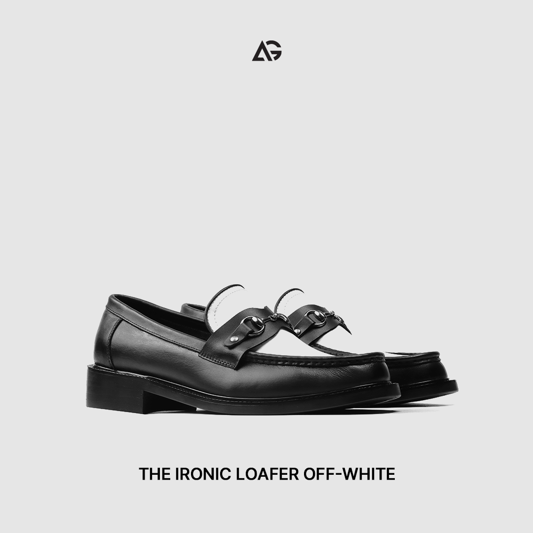 Giày da bò cao cấp nhập khẩu The Ironic Loafer Off-White August chính hãng bảo hành 24 tháng