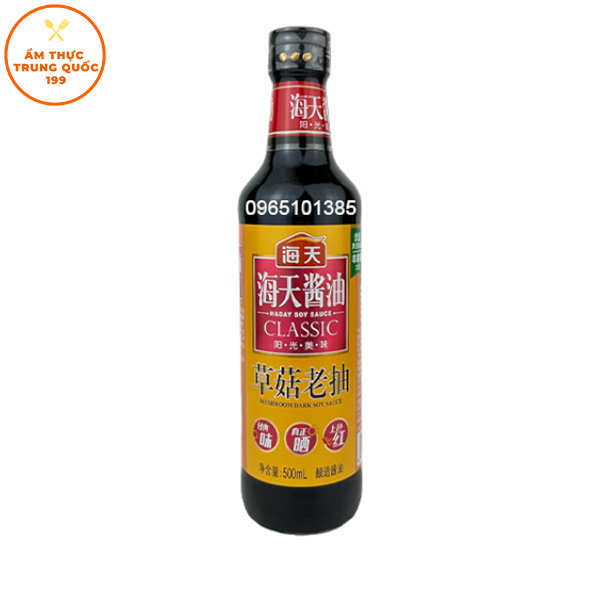 Hắc xì dầu hương nấm 500ml - chấm, trộn, tẩm ướp, hầm màu cực đẹp