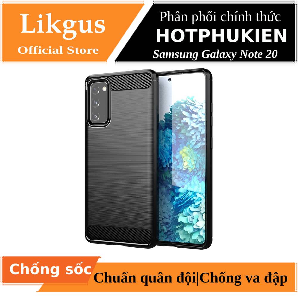 [HCM]Ốp lưng TPU chống sốc cho Samsung Galaxy Note 20 hiệu Likgus (chống va đập chống vân tay) - phân phối bởi HotPhuKien