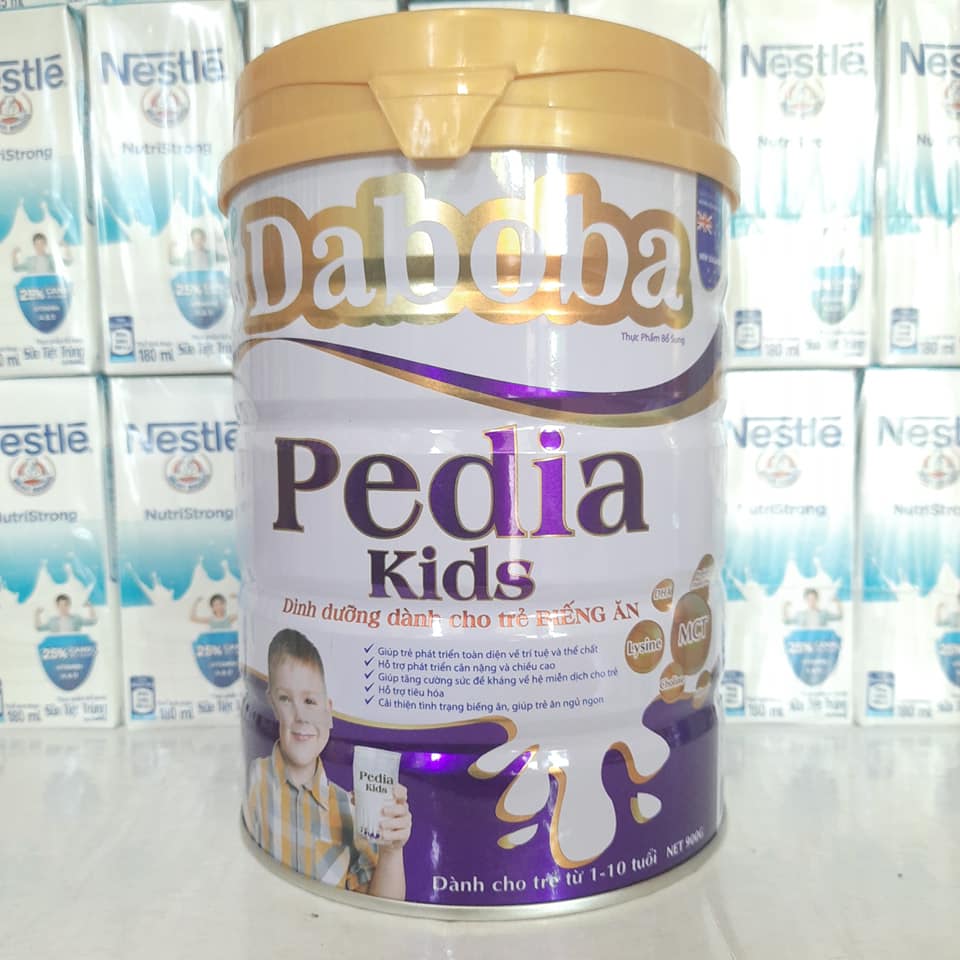 SỮA DÀNH CHO TRẺ BIẾNG ĂN DABOBA PEDIA KIDs 900g - Sữa Daboba pedia kid 900g - TUYỆT PHẨM GIÚP BÉ HẾT BIẾNG ĂN