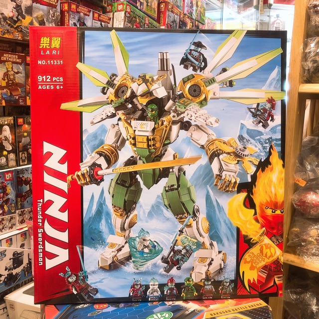 Bộ lắp ráp xếp hình Non-Lego Ninjago Bela Lari 11331 : Người Máy Samurai của Lloyd's Titan Mech season 3