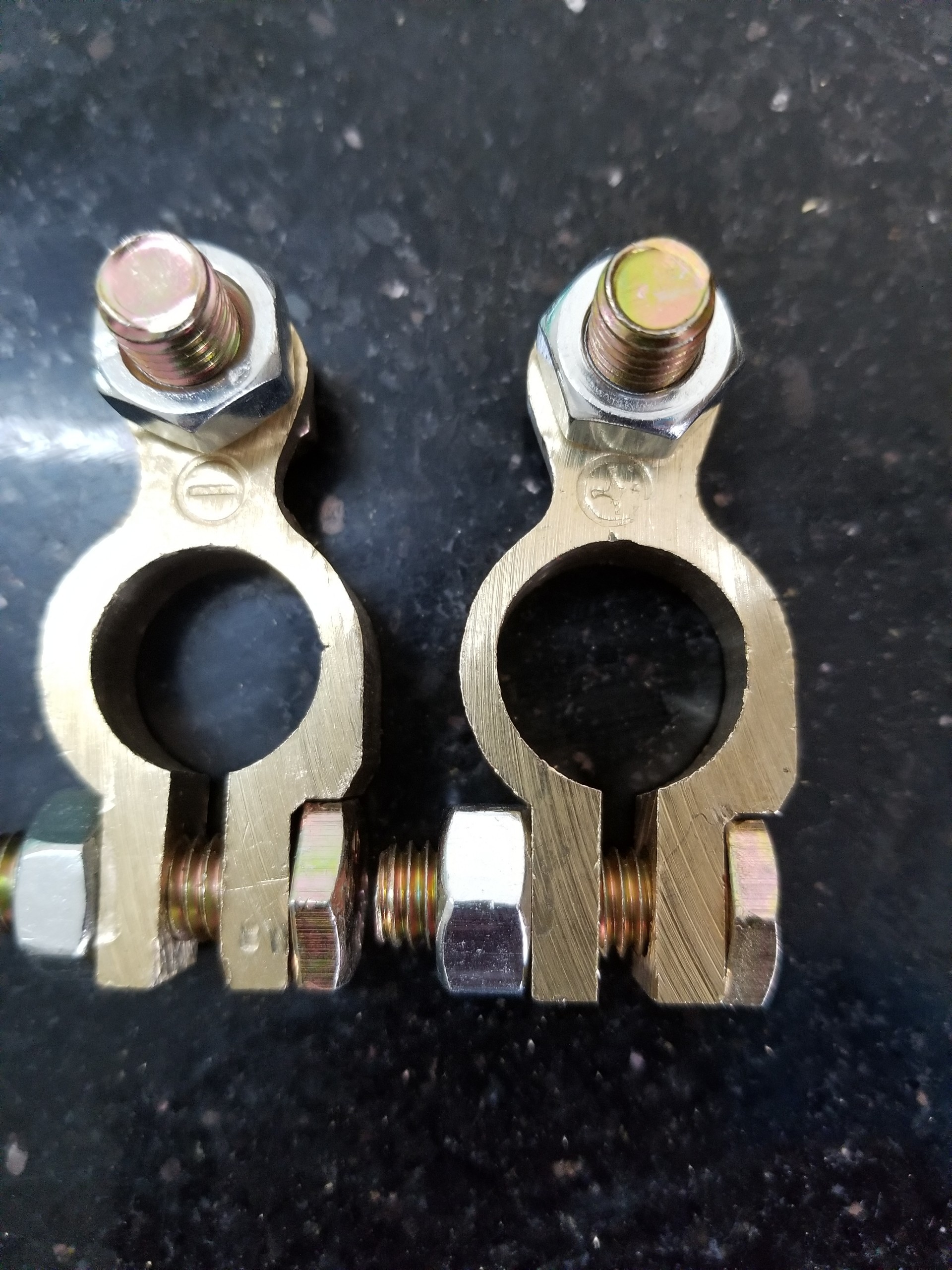Combo 2 bộ cọc bình ắc quy loại to - đầu bọp ắc quy - cbaqt