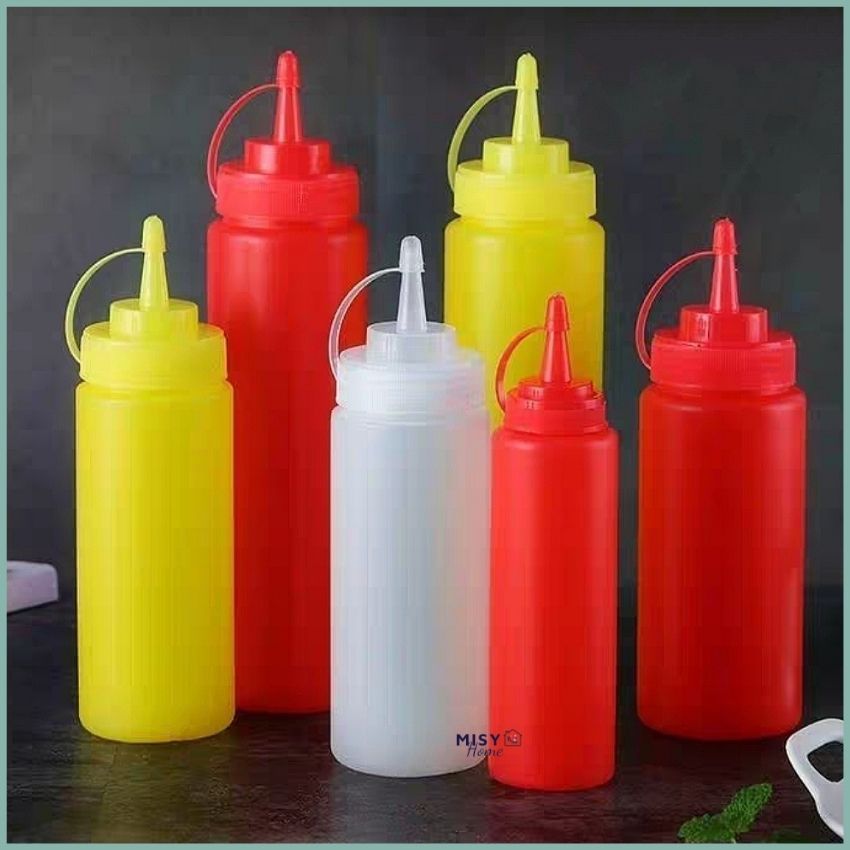Chai xịt tương ớt, chai xịt dầu ăn MISY HOME bình bóp mù tạt 250ml 500ml 650ml sốt mayonnaise, lọ xịt tương cà, sữa đặc, nước chấm, mù tạt, bình xịt bằng nhựa dẻo