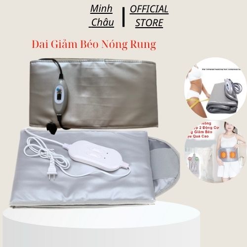 Đai nóng rung giảm mỡ bụng | đai quấn nóng giảm béo 9 cấp độ bảo hành 6 tháng