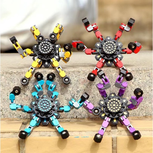 Đồ Chơi con quay Spinner Robot Biến Hình Thông Minh Cho Bé