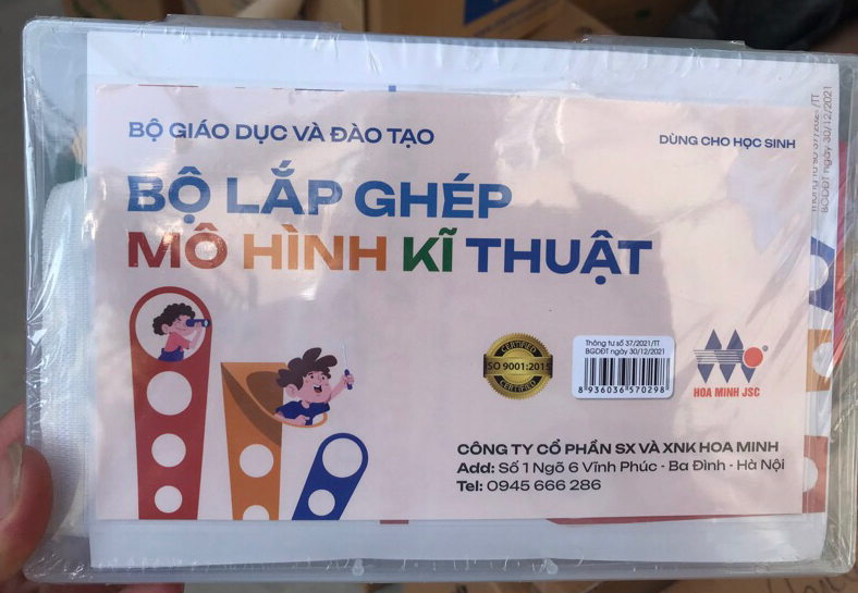 Bộ lắp ghép mô hình kĩ thuật lớp 4.5 - Nhật Hoa Minh